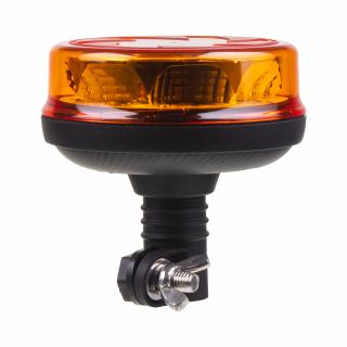 LED maják, 12-24V, 16x1W oranžový na držiak, ECE R65