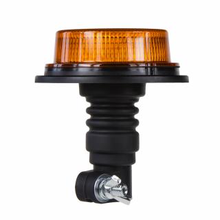 LED maják, 12-24V, 18x1W oranžový, na držiak, ECE R10