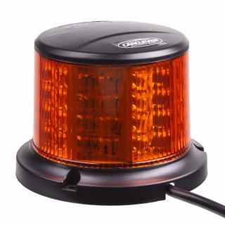 LED maják, 12-24V, 64x0, 5W, oranžový, pevná montáž, ECE R65 R10