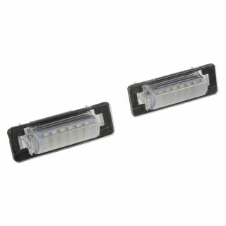 LED osvetlenie ŠPZ do vozidla Mercedes W210 4D Sedan, W202 4D Sedan Facelift