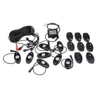 LED podsvetlenie podvozku RGB 12V, Bluetooth, 24x3W