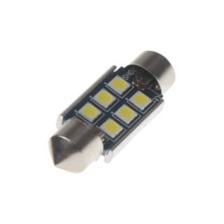 LED sufit (36mm) biela, 12-24 V, 6LED/3030SMD