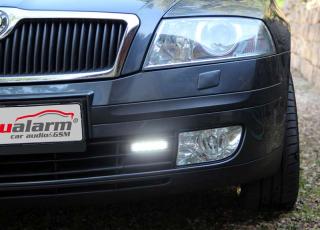 LED svetlá pre denné svietenie Škoda Octavia 2004-08, ECE