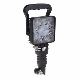 LED svetlo hranaté, 8x3W, 110x110x35mm, na hrot, ECE R10
