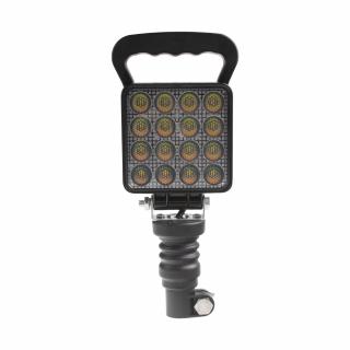 LED svetlo hranaté, biele/oranžové, 16x3W/16x1W, na hrot, ECE R10