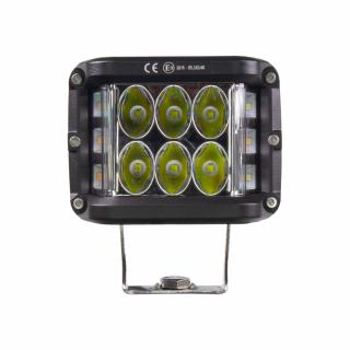 LED svetlo hranaté biele/oranžové, 60/30W, ECE R10, 180°