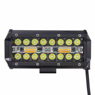 LED svetlo hranaté biele/oranžové, 90W, ECE R10