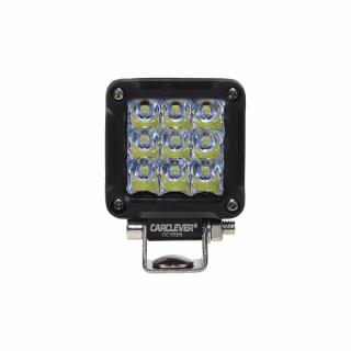 LED svetlo mini štvorcové, 9x1,3W, 50,8x50,8mm, ECE R10