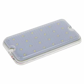 LED svetlo nástenné, biele, 24x0, 2W, ECE R10