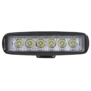 LED svetlo obdĺžnikové, 6x3W, 160x45x63mm, ECE R10
