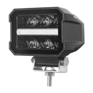 LED svetlo obdĺžnikové s pozičným/oranž. svetlom, 6x5W, ECE R10, R149