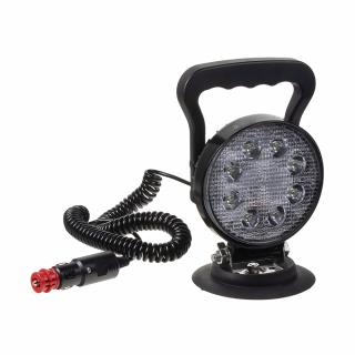 LED svetlo okrúhle, 8x3W, ø115mm, magnet, ECE R10