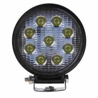 LED svetlo okrúhle, 9x3W, ECE R10