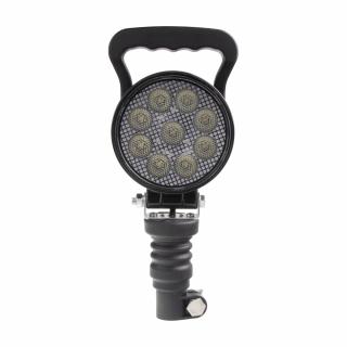 LED svetlo okrúhle, biele 9x3W, ø114mm, na hrot, ECE R10