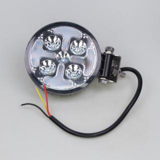LED svetlo okrúhle s oranžovým výstražným svetlom