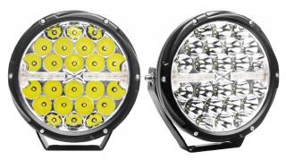 LED svetlo okrúhle s pozičným a výstražným svetlom, 140W, ECE R65, R10, R148, R149