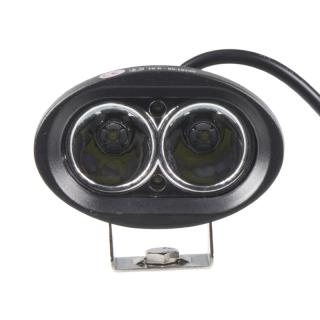 LED svetlo oválne, 2x10W, 98x76x75mm, ECE R10