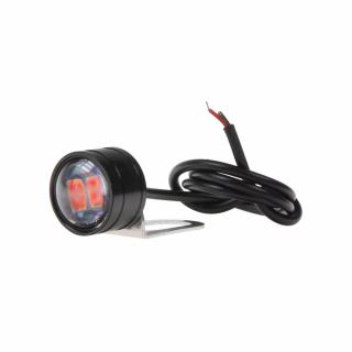 LED svetlo pozičné 21mm, 12V, červená (nie je vodotesné)
