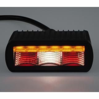 LED svetlo zadné združené + oranžové vystražné svetlo, ECE R65