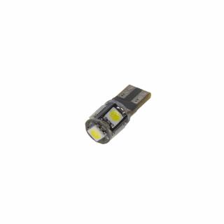 LED T10 biela, 12V, 5LED/3SMD