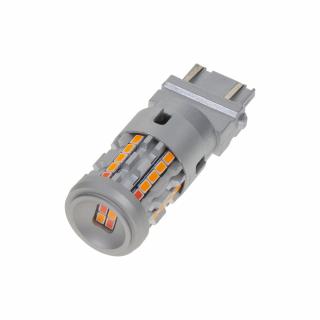 LED T20 (3157) oranžová/červená, 12/24V, CAN-Bus, 26LED SMD