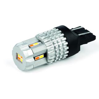 LED T20 (7443) biela / oranžová, 12V, 12LED SMD