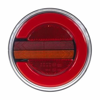 LED združená lampa zadná ľavá s dynamickými blinkrmi, 12-24V, ECE