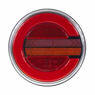 LED združená lampa zadná pravá s dynamickými blinkrmi, 12-24V, ECE