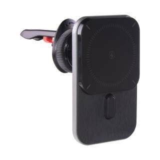 Magnetický držiak s Qi dobíjaním do mriežky ventilácie (MagSafe compatible)