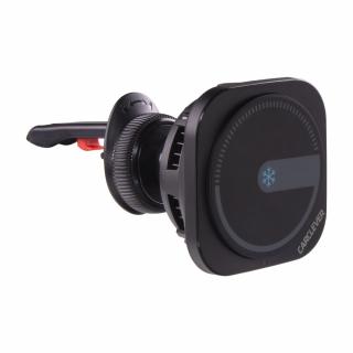 Magnetický držiak s Qi dobíjaním s aktívnym chladením do mriežky ventilácie (MagSafe compatible)