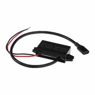 Menič napätia 12-24/5-12V, 3A USB-C QC3.0 samica