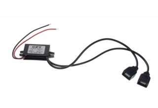 Menič napätia 12/5V, 3A 2x USB