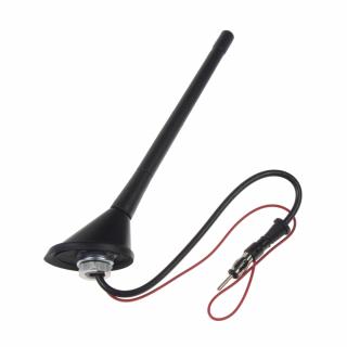 MGB aktívna FLEX 60°AM-FM anténa Škoda, VW s DIN konektorom 18cm