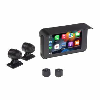 Monitor 5" na motocykel s Apple CarPlay, Android auto, Bluetooth, USB, micro SD, TPMS