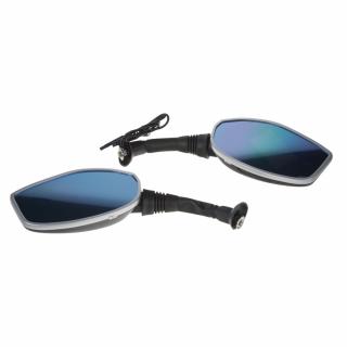 Motocyklová DUAL HD kamera integrovaná v zrkadle s 2,7" LCD