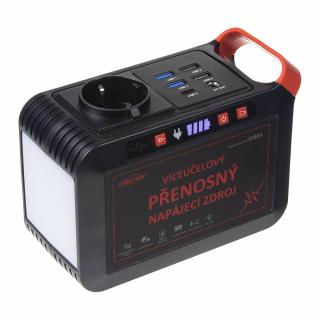 Multifunkčná nabíjacia stanica - powerbanka, Li-Ion 24.000mAh / 88,8Wh, AC-80W