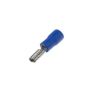 Objímka plochá 2,8 mm modrá, 100 ks