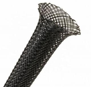 Ochranný oplet na káble 20mm čierny 10m