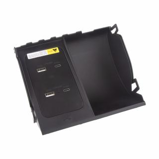 Odkladacia priehradka s 4x USB Škoda Octavia 3