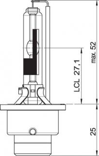 OSRAM 12V D2R 35W xenárk (1ks)