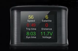 Palubný DISPLEJ 2,6" LCD, GPS merač rýchlosti