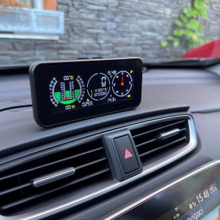 Palubný DISPLEJ 4,2" LCD, GPS merač rýchlosti so vstavaným viacosým gyroskopom
