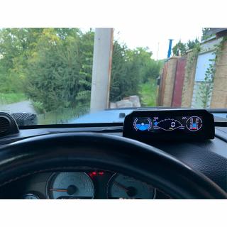 Palubný DISPLEJ 5,2" LCD, OBDII so vstavaným viacosým gyroskopom