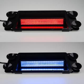 PREDATOR LED vnútorné, 24x LED 1,5 W, 12/24V, červeno-modrý, ECE R65