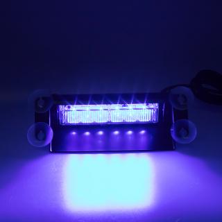 PREDATOR LED vnútorné, 6x3W, 12-24V, modrý, 210mm, ECE R10