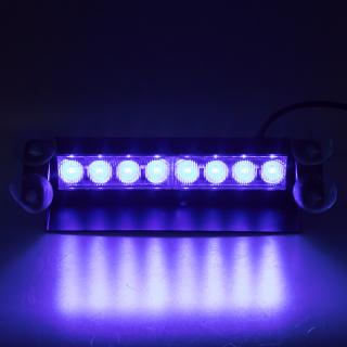 PREDATOR LED vnútorné, 8x3W, 12-24V, modrý, 233mm