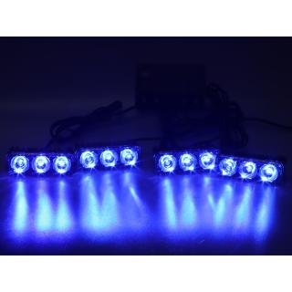 PREDATOR LED vonkajší bezdrôtový, 12x LED 1W, 12V, modrý