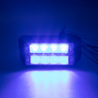 PROFI DUAL výstražné LED svetlo vonkajšie, 12-24V, modré, ECE R65