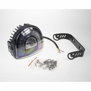 PROFI LED výstražné svetlo-oblúk 10-80V červené, 138x126mm
