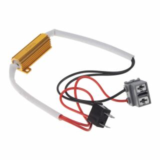 Rezistor pre žiarovku H7 12V/21W, 6 ohm, hliníkové púzdro